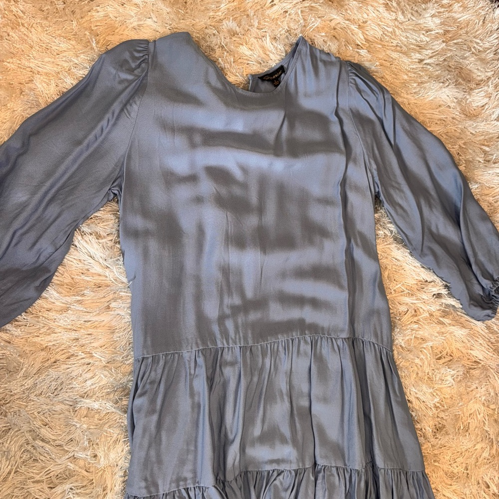 Shinestar Elegant Gray Dress